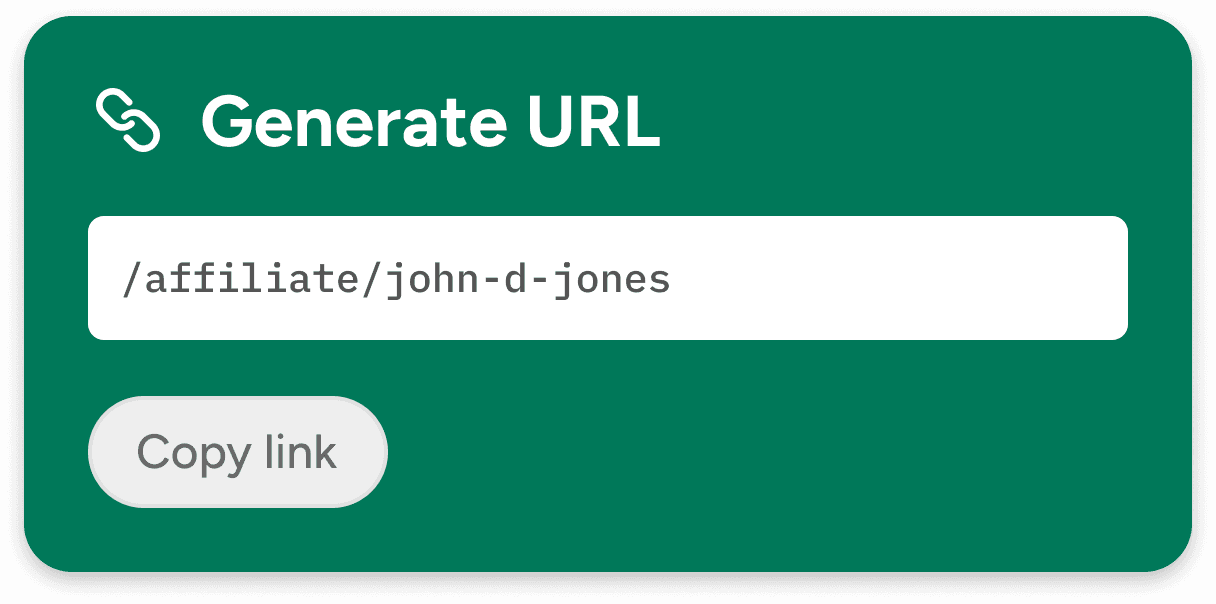 Generate affiliate link preview
